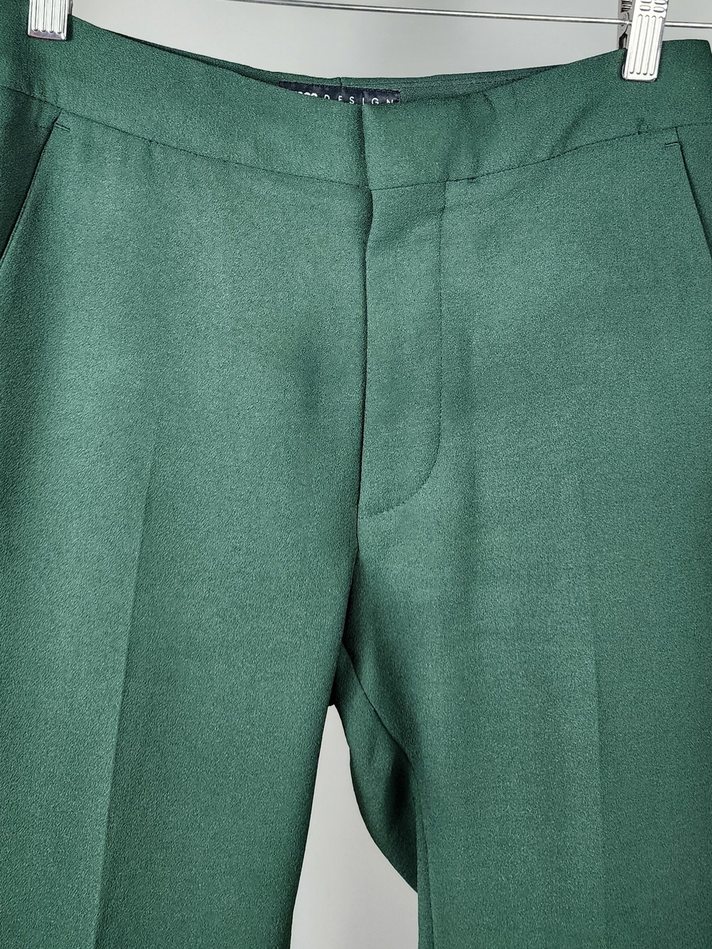 Asos Design Men's Skinny Flare Suit Pants Tailored Forest Green 28x30 - Picture 9 of 14